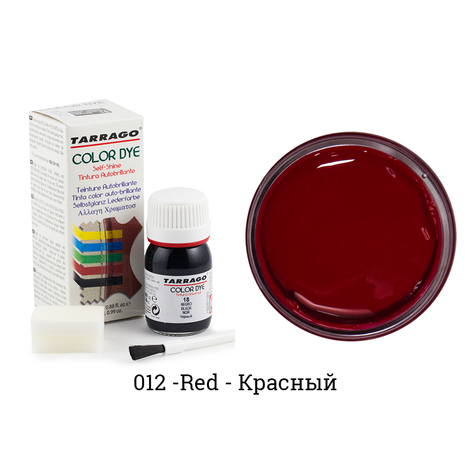 Укрывная краска Tarrago COLOR DYE, водно-восковая, 25мл. (красный) - купить  в интернет-магазине Кремторг Москва