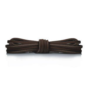 Кожаные шнурки Saphir 120см. (732 тем.коричневый)