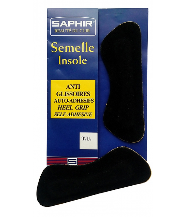 Пяткоудерживатели Saphir Semelle Insolle, Anti-Glissoires Auto-Adhesifs, черный
