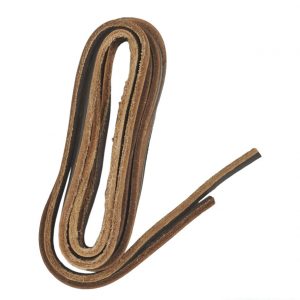 Кожаные шнурки FAMACO, коричневые, 120 см