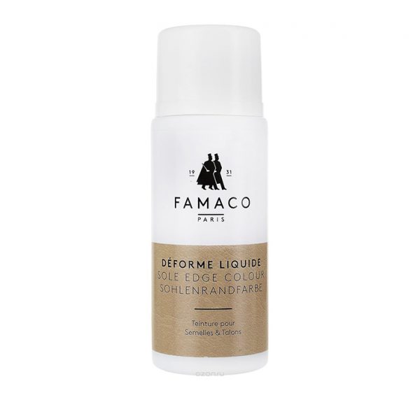 Краска для подошвы, Famaco SOLE EDGE COLOR, черная, 50 мл