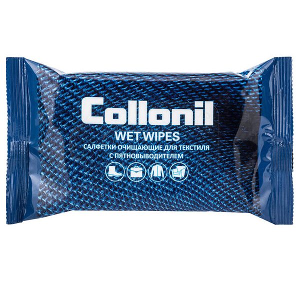 Влажные салфетки для чистки текстиля Collonil Wet Wipes, 15 шт.