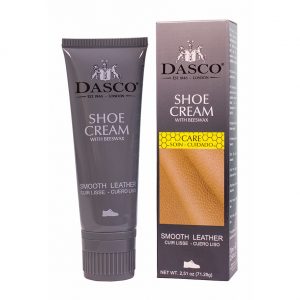 Крем для обуви Dasco, тюбик с губкой, 75мл. (темно-коричневый)