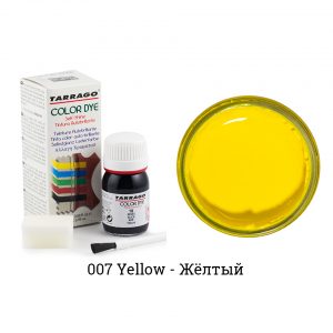 Укрывная краска Tarrago COLOR DYE, водно-восковая, 25мл. (желтый)