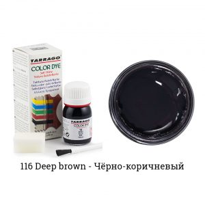 Укрывная краска Tarrago COLOR DYE, водно-восковая, 25мл. (deep brown)