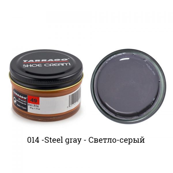 Крем Tarrago SHOE Cream 50мл. (steel gray)