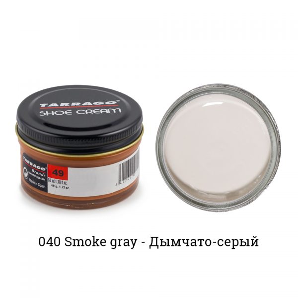 Крем Tarrago SHOE Cream 50мл. (smoke gray)