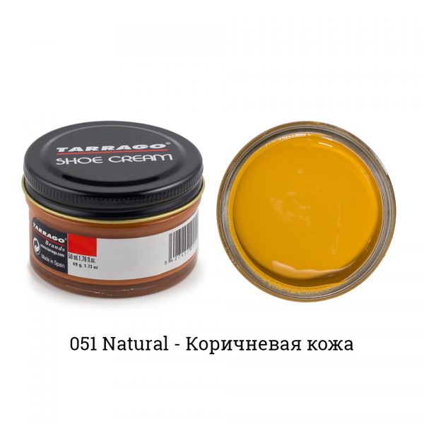 Крем Tarrago SHOE Cream 50мл. (natural)