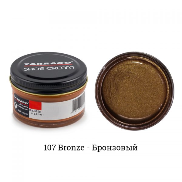 Крем Tarrago SHOE Cream 50мл. (bronze)