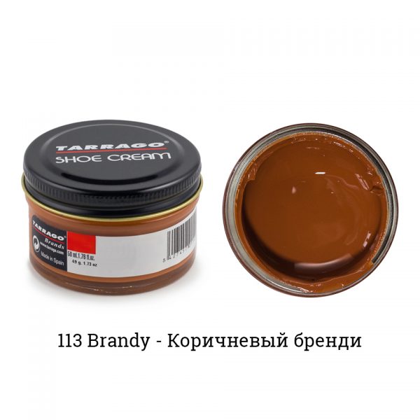 Крем Tarrago SHOE Cream 50мл. (brandy)