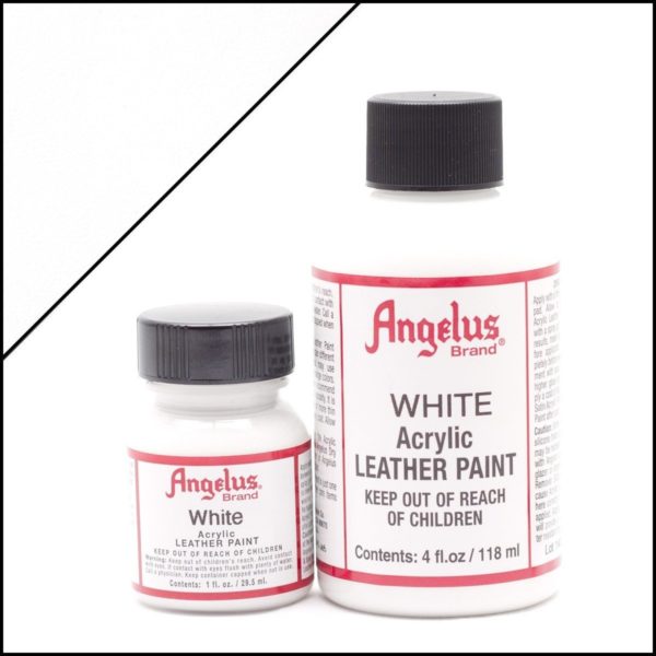 Белая краска для кроссовок Angelus 4 oz, укрывная – White 005