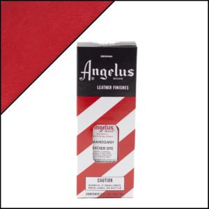 Красная краска для кожаных кроссовок Angelus Leather Dye 3 oz – Mahogany 011