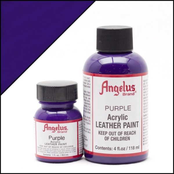 Фиолетовая краска для кроссовок Angelus 1 oz, укрывная – Purple 047