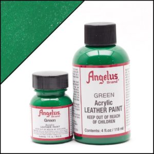 Зеленая краска для кроссовок Angelus 1 oz, укрывная – Green 050