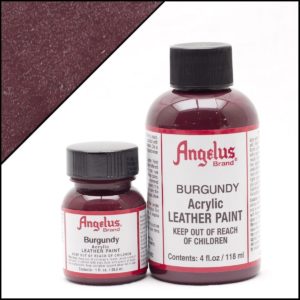 Бордовая краска для кроссовок Angelus 1 oz, укрывная – Burgundy 060