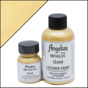 Золотая краска для кроссовок Angelus Metallic 4 oz – Gold 072