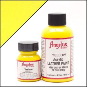 Жёлтая краска для кроссовок Angelus 1 oz, укрывная – Yellow 075