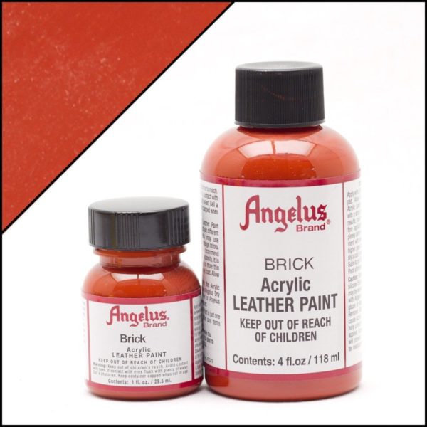 Рыжая краска для кроссовок Angelus 1 oz, укрывная – Brick 093
