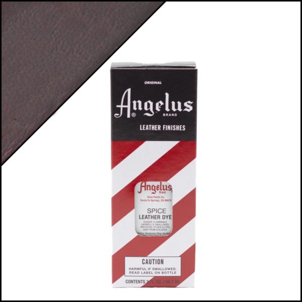 Серая краска для кожаных кроссовок Angelus Leather Dye 3 oz – Spice 096