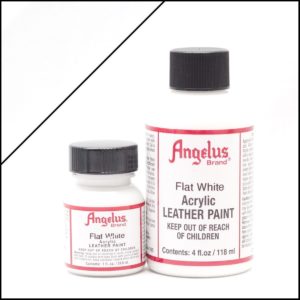 Бледно-белая краска для кроссовок Angelus 1 oz, укрывная – Flat White 105