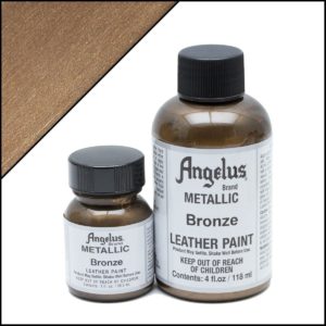 Бронзовая краска для кроссовок Angelus Metallic 4 oz – Bronze 142