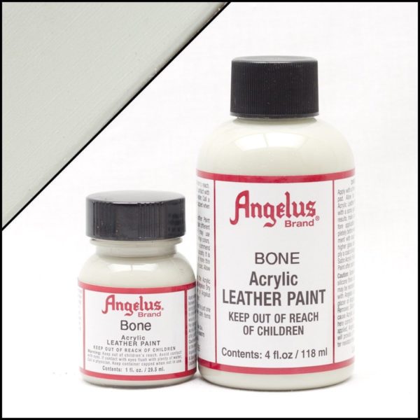 Бледно-белая краска для кроссовок Angelus 4 oz, укрывная – Bone 155