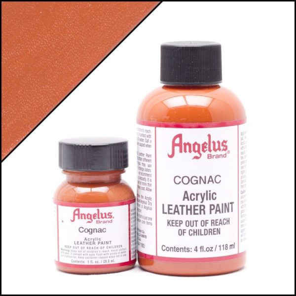 Коричневая краска для кроссовок Angelus 1 oz, укрывная – Cognac 180