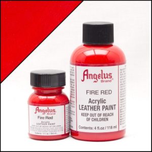 Огненно-красная краска для кроссовок Angelus 1 oz, укрывная – Fire Red 185
