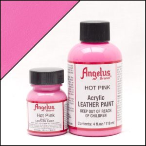 Розовая краска для кроссовок Angelus 1 oz, укрывная – Hot Pink 186