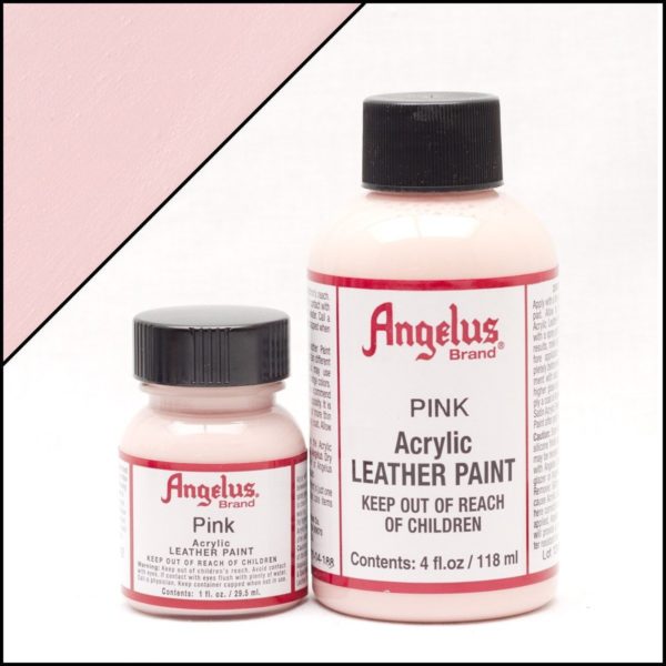 Розовая краска для кроссовок Angelus 1 oz, укрывная – Pink 188