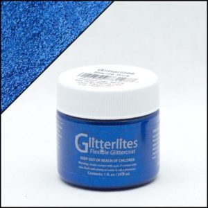 Синяя краска для кроссовок с блёстками Angelus Glitter – Starlite Blue 227