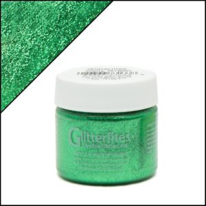 Зеленая краска для кроссовок с блёстками Angelus Glitter – Kelly Green 234