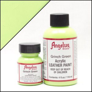 Кислотно-зеленая краска для кроссовок Angelus 4 oz, укрывная – Grinch Green 263