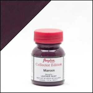 Темно-бордовая краска для кроссовок Angelus Collector Edition 1 oz – Maroon 336