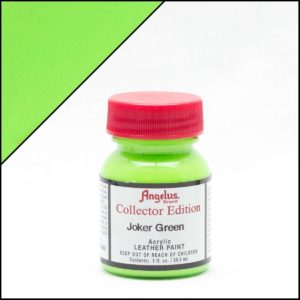 Ярко-зеленая краска для кроссовок Angelus Collector Edition 1 oz – Joker Green 342