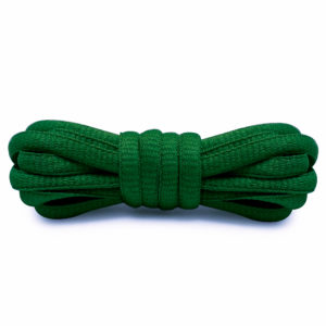 Шнурки овальные 120см – Зеленые