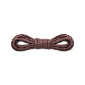 Круглые вощеные шнурки 120см – темно-коричневые