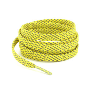 Светоотражающие шнурки плоские 120см – Желтые