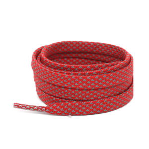 Светоотражающие шнурки плоские 120см – Красные
