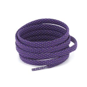 Светоотражающие шнурки плоские 120см – Фиолетовые