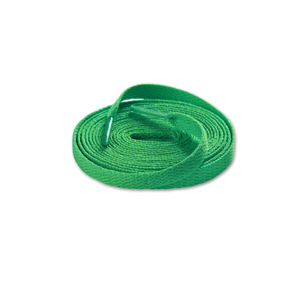 Шнурки плоские 120см – Зеленые