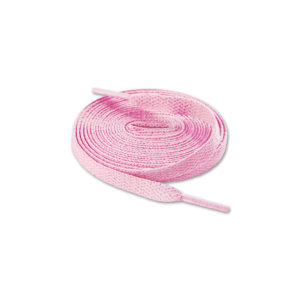 Шнурки плоские 120см – Светло розовые