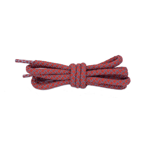 Круглые светоотражающие шнурки 120см – Красные
