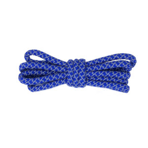 Круглые светоотражающие шнурки 120см – Синие