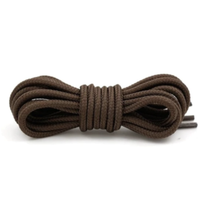 Круглые плетеные шнурки 120см – Коричневый