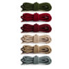 Круглые плетеные шнурки 120см – Вишнево-красный 24881