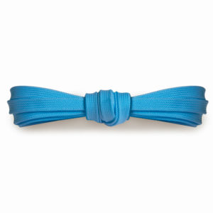 Плоские шнурки 120 см, ширина 9мм – Голубые